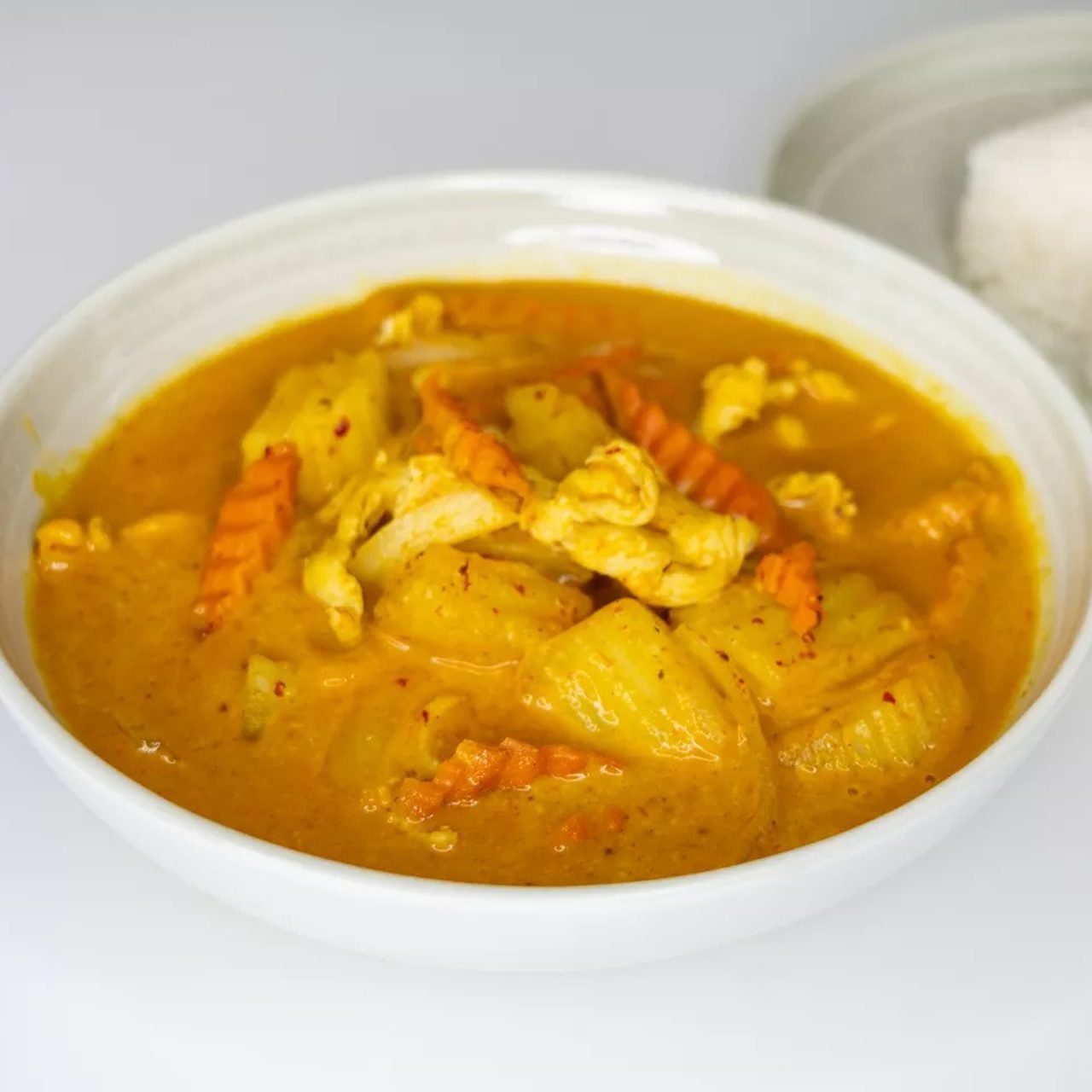 Curry, Tofu, Eggplant